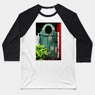 GREEN GARDEN GATE Baseball T-Shirt